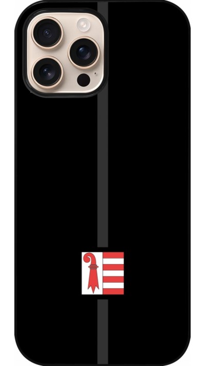 Coque iPhone 16 Pro Max - Canton JU noir