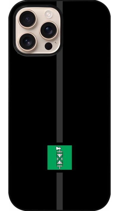 Coque iPhone 16 Pro Max - Canton SG noir