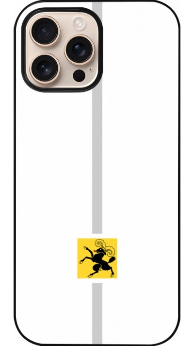 Coque iPhone 16 Pro Max - Canton SH blanc