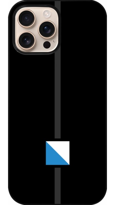 Coque iPhone 16 Pro Max - Canton ZH noir
