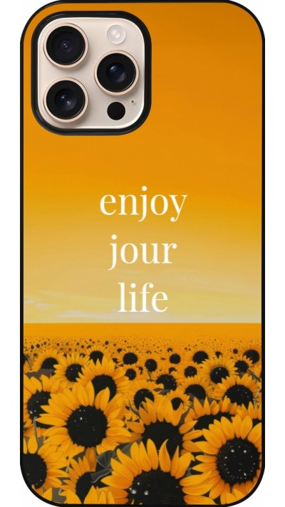 iPhone 16 Pro Max Case Hülle - Summer 2025 Enjoy your life