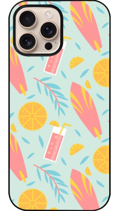 iPhone 16 Pro Max Case Hülle - Summer 2025 Pattern citron