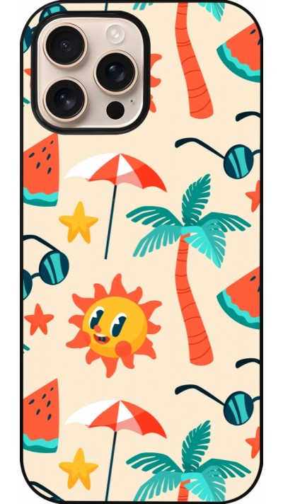 iPhone 16 Pro Max Case Hülle - Summer 2025 Pattern soleil