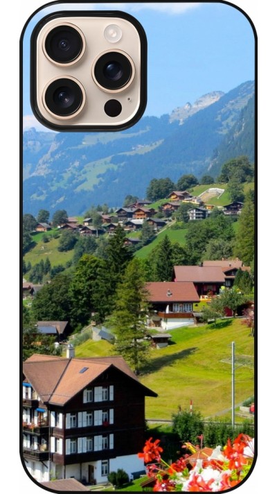 Coque iPhone 16 Pro Max - Fête Nationale Suisse Paysage