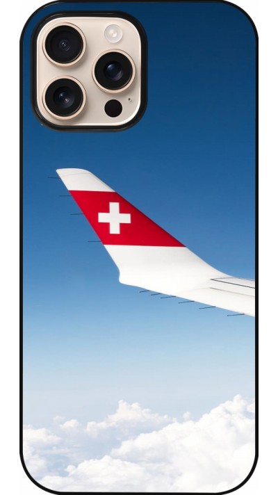Coque iPhone 16 Pro Max - Fête Nationale Suisse Sky Swiss Flag