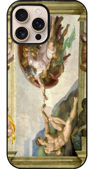 iPhone 16 Pro Max Case Hülle - Kunstbild - Die Erschaffung Adams - Michelangelo