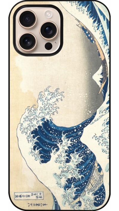 iPhone 16 Pro Max Case Hülle - Kunstbild - Die große Welle vor Kanagawa - Hokusai