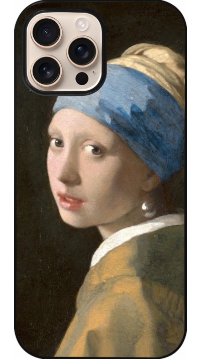 iPhone 16 Pro Max Case Hülle - Kunstbild - Das Mädchen mit dem Perlenohrring - Jan Vermeer