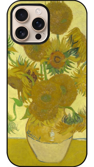 iPhone 16 Pro Max Case Hülle - Kunstbild - Sonnenblumen  - Van Gogh