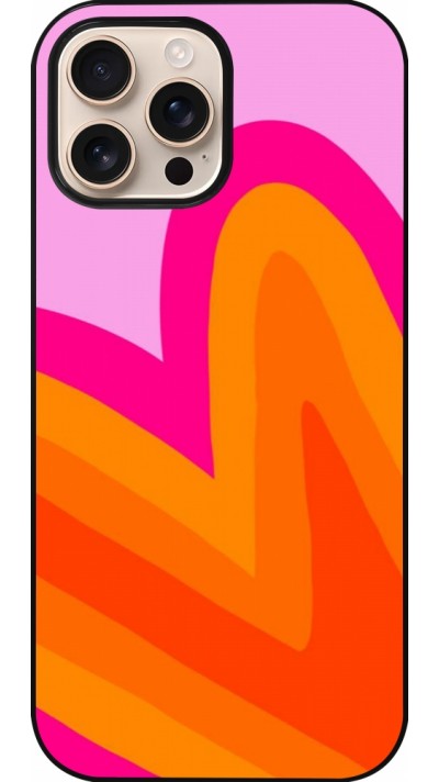 iPhone 16 Pro Max Case Hülle - Valentine 2024 heart gradient