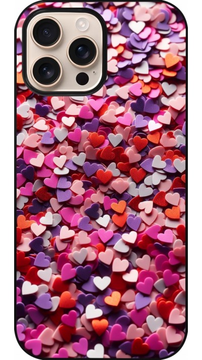 iPhone 16 Pro Max Case Hülle - Valentin 2025 Konfetti