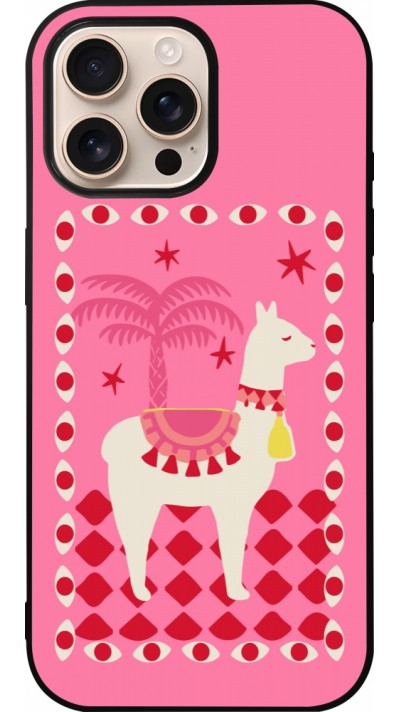 iPhone 16 Pro Max Case Hülle - Silikon schwarz Alpaca 2026