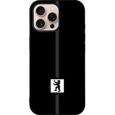 Coque iPhone 16 Pro Max - Silicone rigide noir Canton AI noir