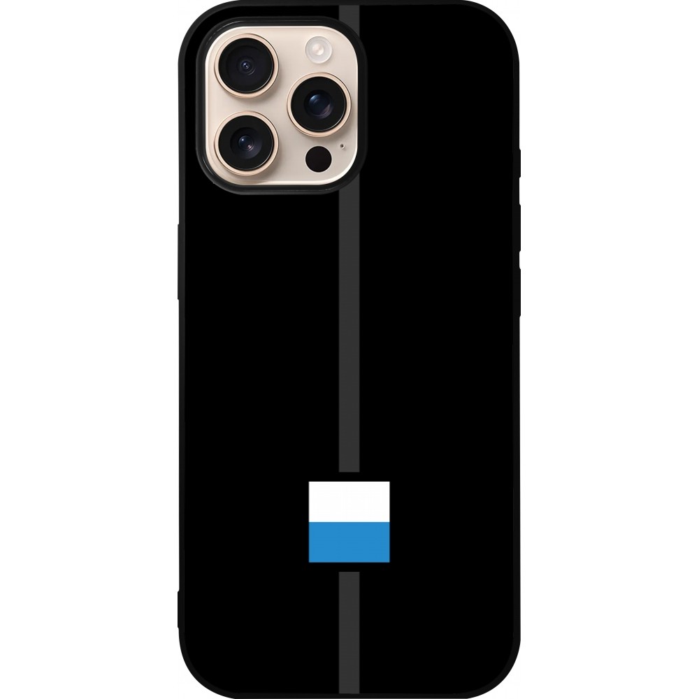 iPhone 16 Pro Max Case Hülle - Silikon schwarz Kanton LU schwarz