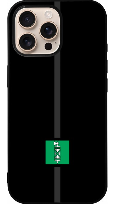 iPhone 16 Pro Max Case Hülle - Silikon schwarz Kanton SG schwarz