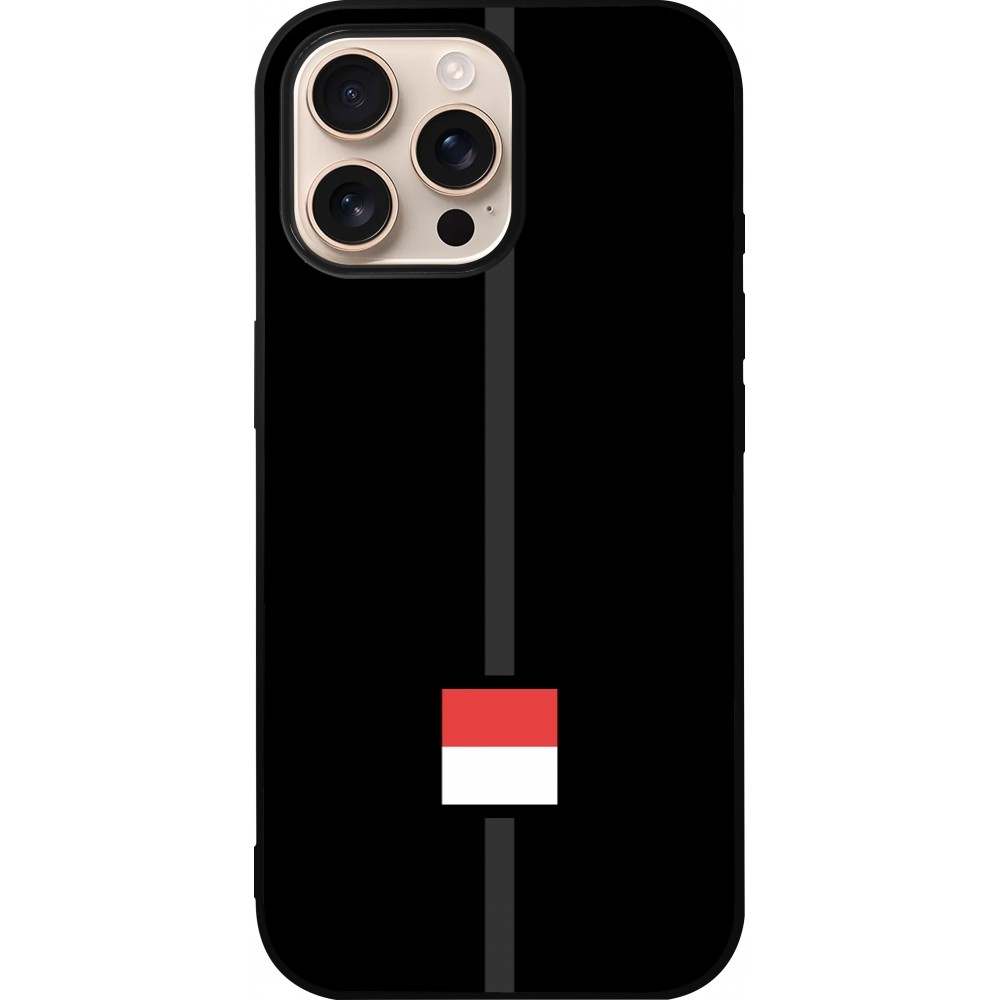iPhone 16 Pro Max Case Hülle - Silikon schwarz Kanton SO schwarz