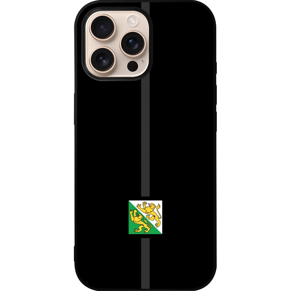 iPhone 16 Pro Max Case Hülle - Silikon schwarz Kanton TG schwarz