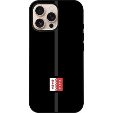 iPhone 16 Pro Max Case Hülle - Silikon schwarz Kanton VS schwarz