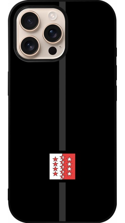 iPhone 16 Pro Max Case Hülle - Silikon schwarz Kanton VS schwarz