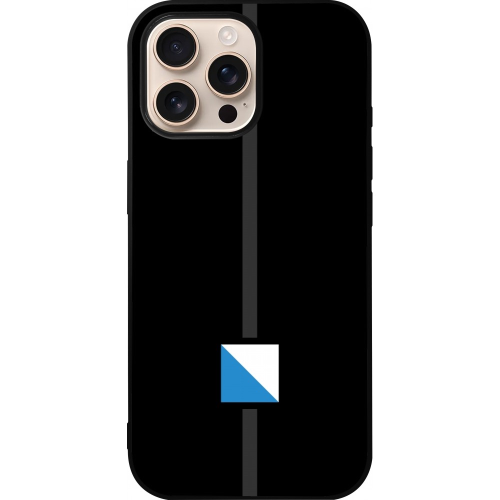 iPhone 16 Pro Max Case Hülle - Silikon schwarz Kanton ZH schwarz