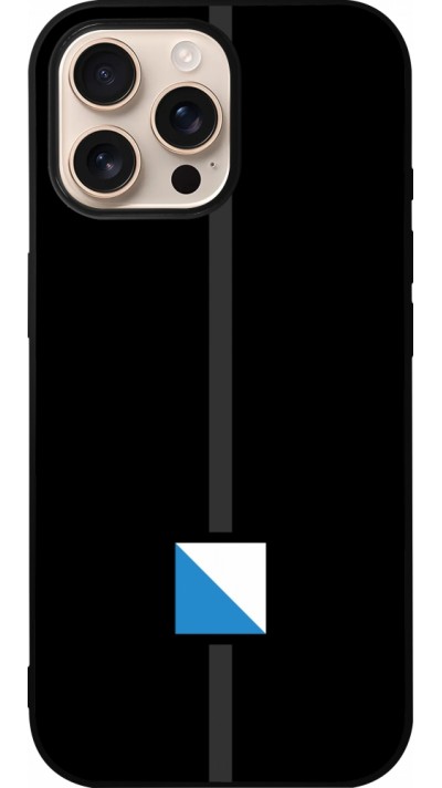 iPhone 16 Pro Max Case Hülle - Silikon schwarz Kanton ZH schwarz