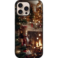 iPhone 16 Pro Max Case Hülle - Silikon schwarz Christmas 25 Xmas Nutcracker