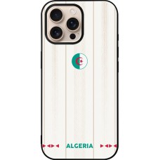 iPhone 16 Pro Max Case Hülle - Silikon schwarz Algerien 2026 personalisierbares Fussballtrikot