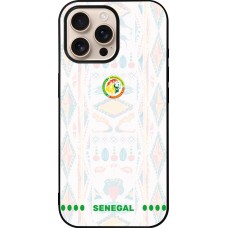 iPhone 16 Pro Max Case Hülle - Silikon schwarz Senegal 2026 personalisierbares Fussballtrikot
