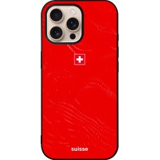 iPhone 16 Pro Max Case Hülle - Silikon schwarz Schweiz 2026 personalisierbares Fussballtrikot