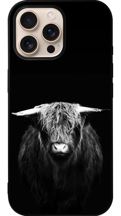 iPhone 16 Pro Max Case Hülle - Silikon schwarz Highland calf black