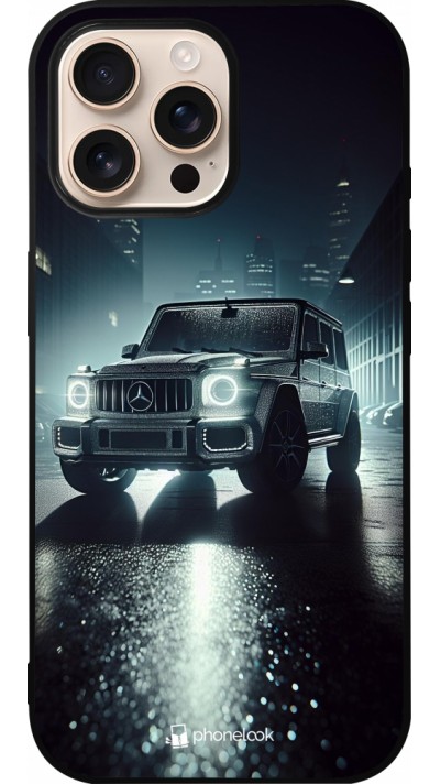 iPhone 16 Pro Max Case Hülle - Silikon schwarz Mercedes G AMG Nacht