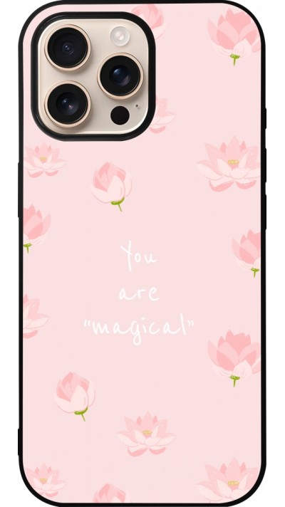 iPhone 16 Pro Max Case Hülle - Silikon schwarz Mom 2023 your are magical