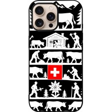 iPhone 16 Pro Max Case Hülle - Silikon schwarz Poya Schweiz 1 schwarz