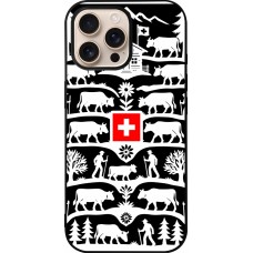 iPhone 16 Pro Max Case Hülle - Silikon schwarz Poya Schweiz 3 schwarz