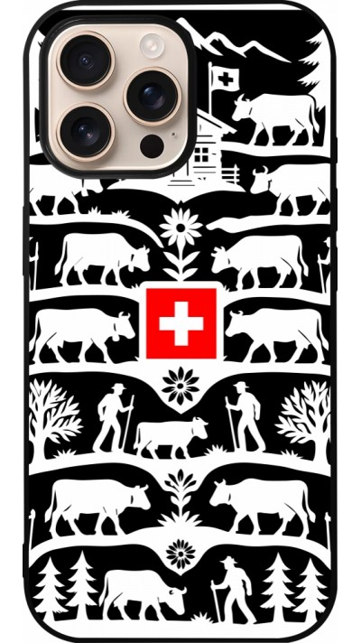 iPhone 16 Pro Max Case Hülle - Silikon schwarz Poya Schweiz 3 schwarz