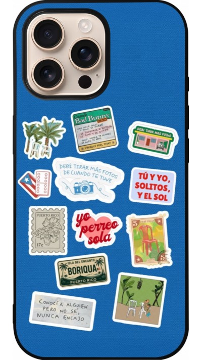 iPhone 16 Pro Max Case Hülle - Silikon schwarz Seals of the Dominican Republic DTMF