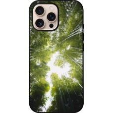 iPhone 16 Pro Max Case Hülle - Silikon schwarz Spring 23 forest blue sky