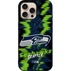 iPhone 16 Pro Max Case Hülle - Silikon schwarz Super Bowl 26 Seattle 2