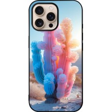 iPhone 16 Pro Max Case Hülle - Silikon schwarz Artificial vegetation 2025