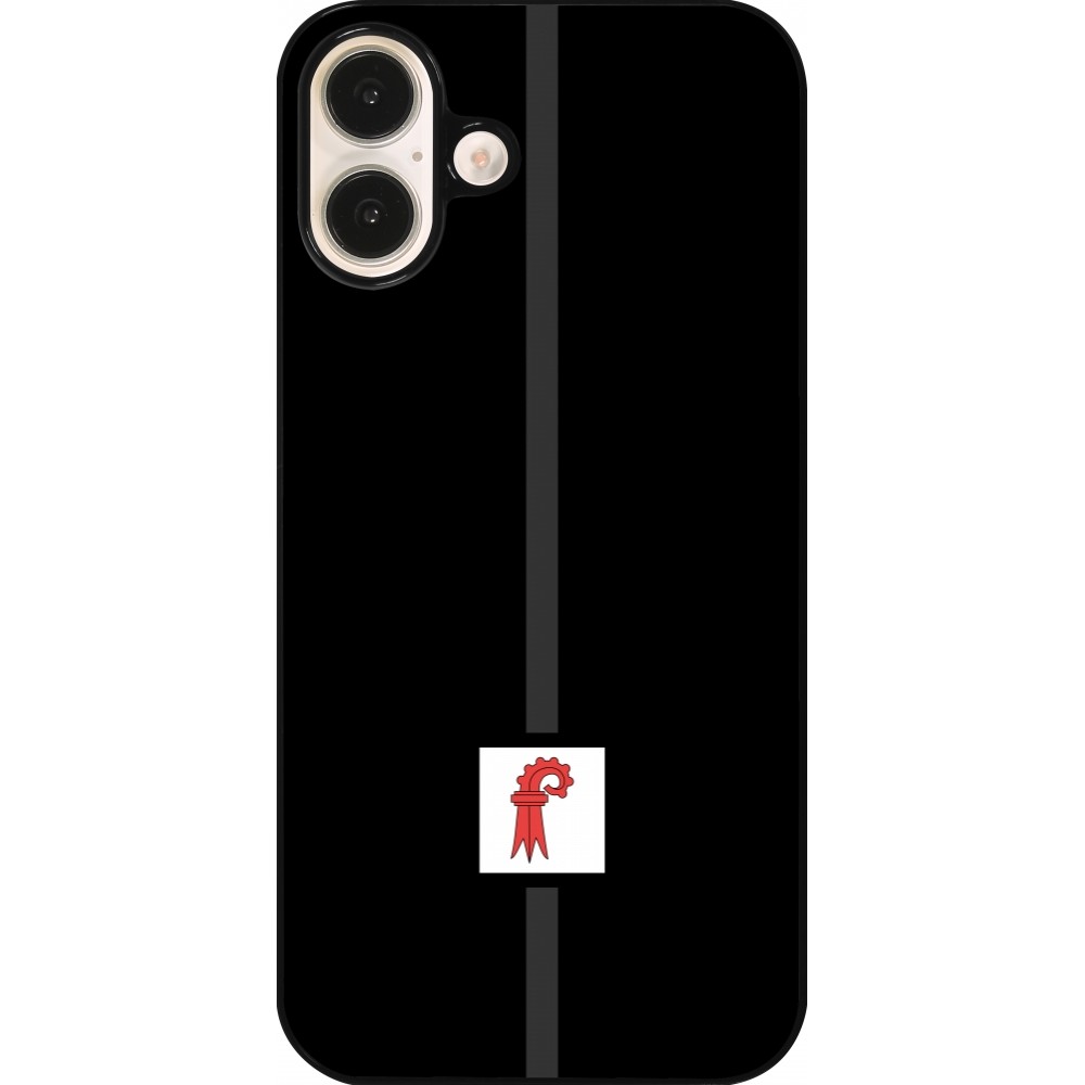 iPhone 16 Plus Case Hülle - Kanton BL schwarz