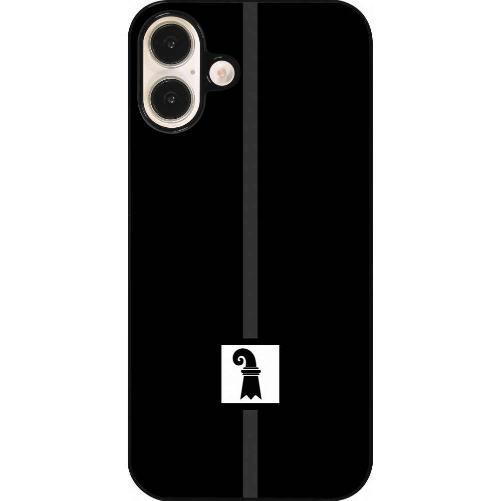 iPhone 16 Plus Case Hülle - Kanton BS schwarz