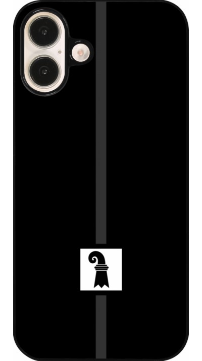 iPhone 16 Plus Case Hülle - Kanton BS schwarz