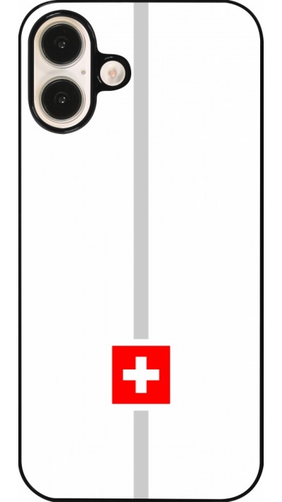 iPhone 16 Plus Case Hülle - Kanton CH weiss