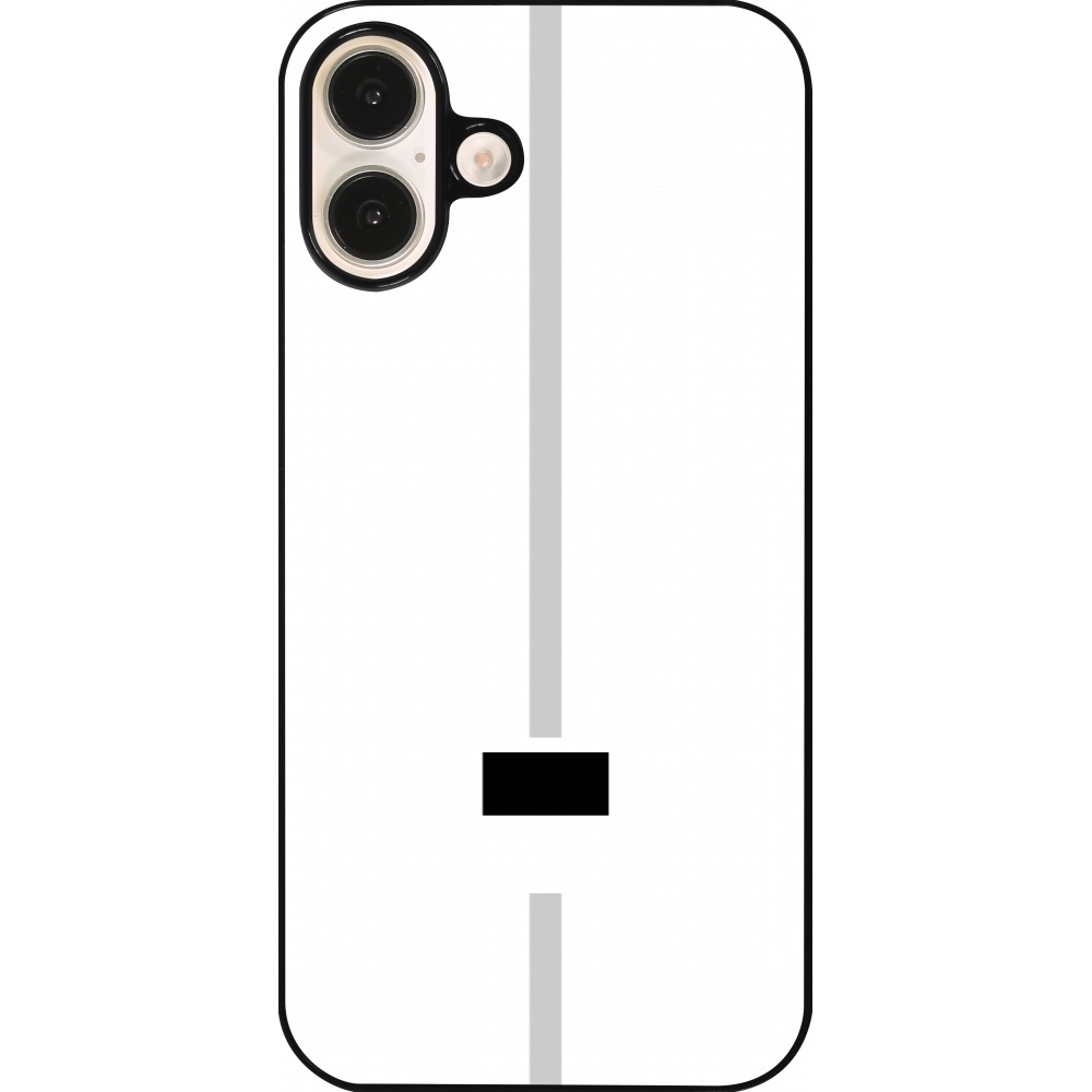 iPhone 16 Plus Case Hülle - Kanton FR weiss