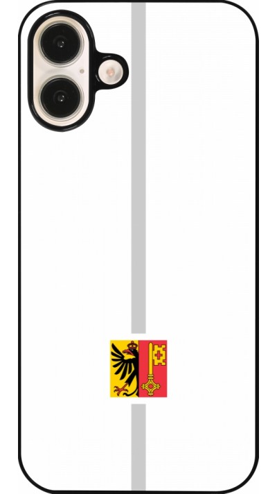 iPhone 16 Plus Case Hülle - Kanton GE weiss