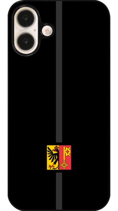 iPhone 16 Plus Case Hülle - Kanton GE schwarz