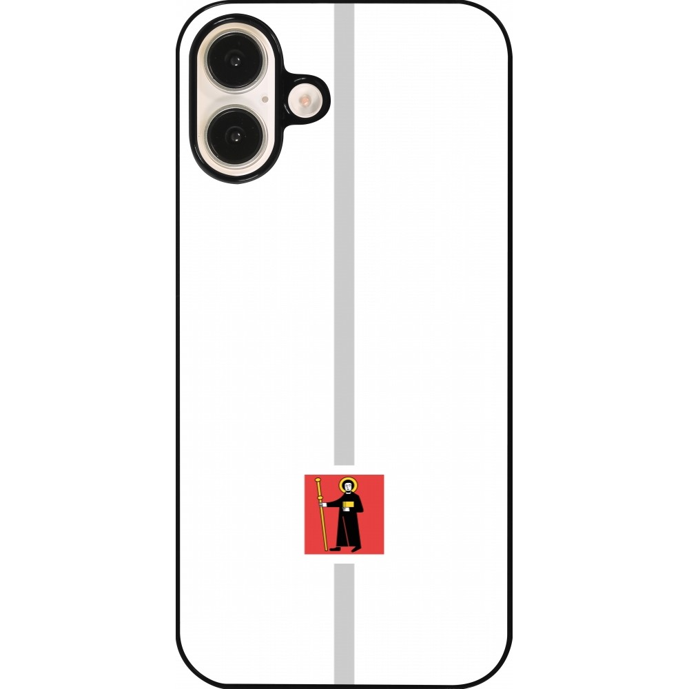 iPhone 16 Plus Case Hülle - Kanton GL weiss