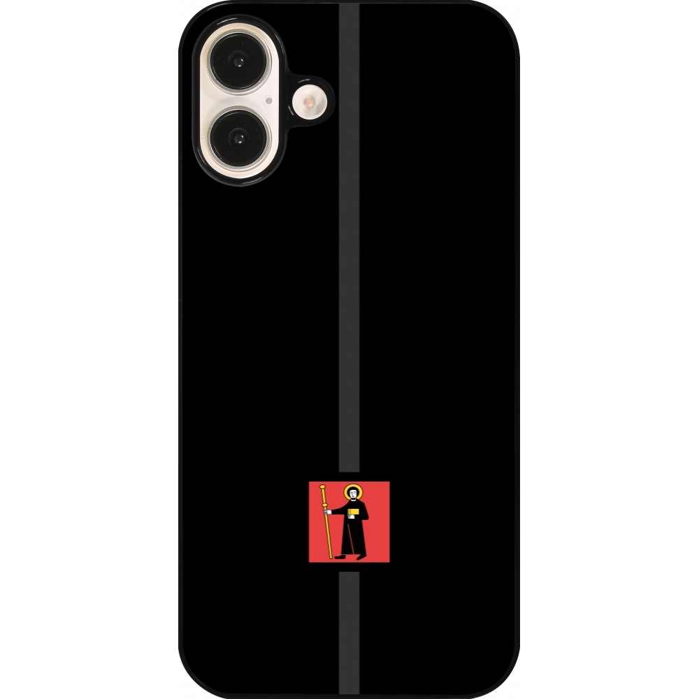 iPhone 16 Plus Case Hülle - Kanton GL schwarz