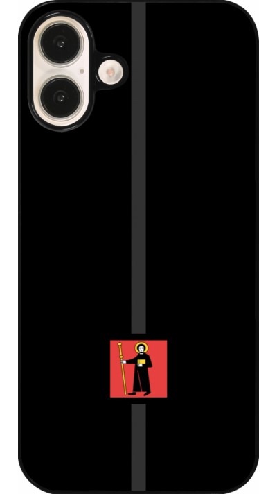 iPhone 16 Plus Case Hülle - Kanton GL schwarz