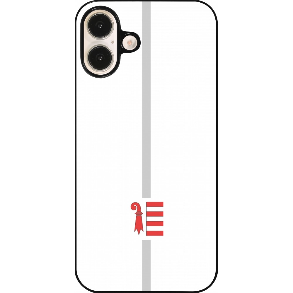 iPhone 16 Plus Case Hülle - Kanton JU weiss